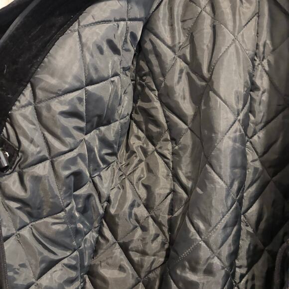 Killstar Stormy Daze Velvet Faux Fur Hood Goth Parka Jacket, Women's size large - Picture 10 of 11